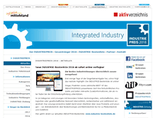 Tablet Screenshot of industriepreis.de